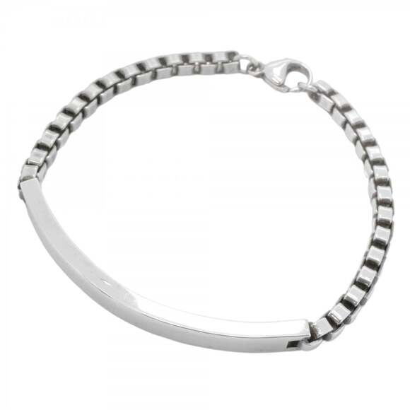 Tiffany Venetian Link Bracelet in 925 Sterling Silver for Men and Women, P217...